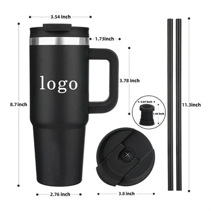 30oz Portable Stainless Steel Vacuum Insulated Tumbler