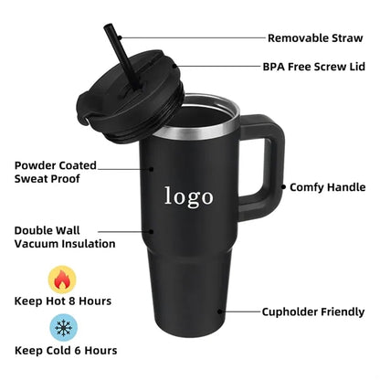 30oz Portable Stainless Steel Vacuum Insulated Tumbler