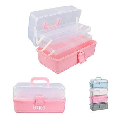 3-Tier Collapsible Storage Organizer with Carry Handle
