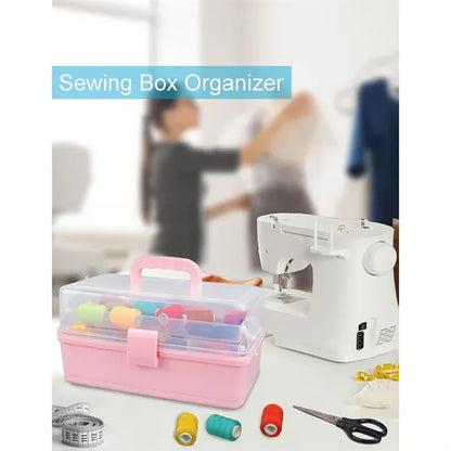 3-Tier Collapsible Storage Organizer with Carry Handle