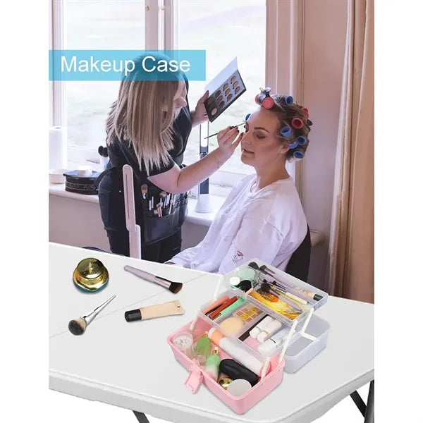 3-Tier Collapsible Storage Organizer with Carry Handle