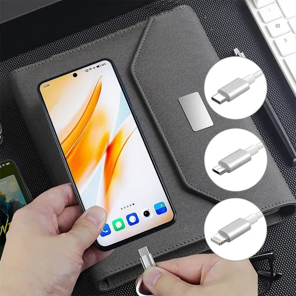 Multi-functional Wireless Charging Notebook