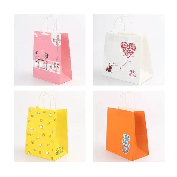 Customizable Kraft Paper Tote Bag