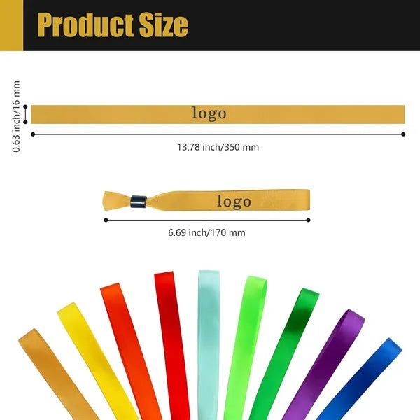 Disposable Ribbon Wristbands