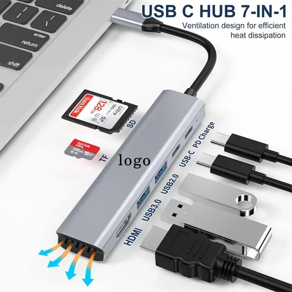 Type-C 7-in-1 Docking Station