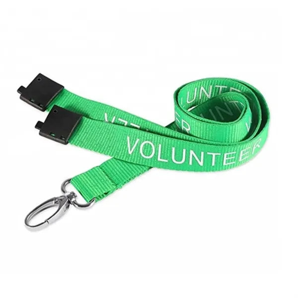 1" Polyester Lanyard with Safety Breakaway