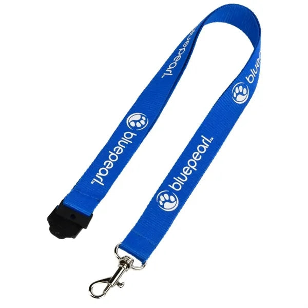 1" Polyester Lanyard with Safety Breakaway