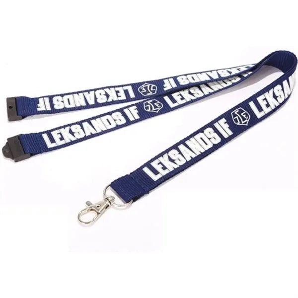 1" Polyester Lanyard with Safety Breakaway