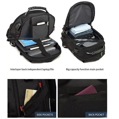 Multi-functional Dual-Purpose Laptop Backpack with USB Port