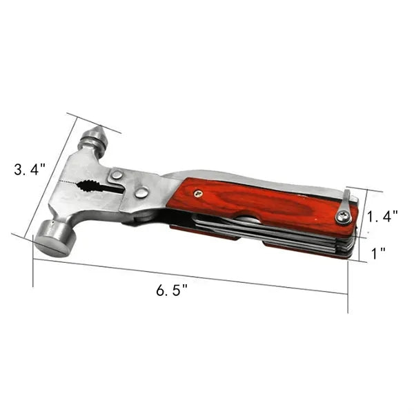 Multi-Purpose Foldable Claw Hammer Pliers Tool