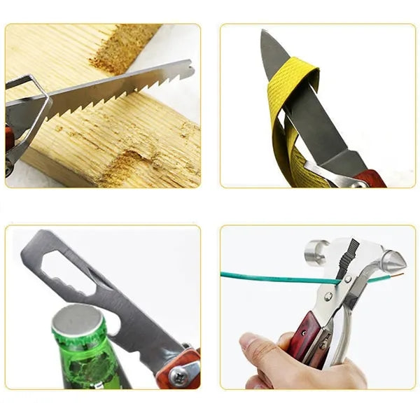 Multi-Purpose Foldable Claw Hammer Pliers Tool