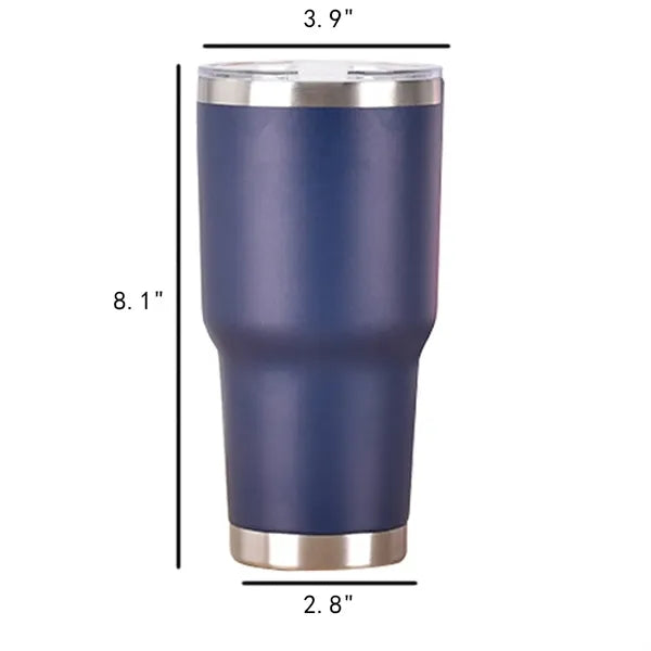 30 Oz Stainless Steel Insulated Travel Tumbler with Lid
