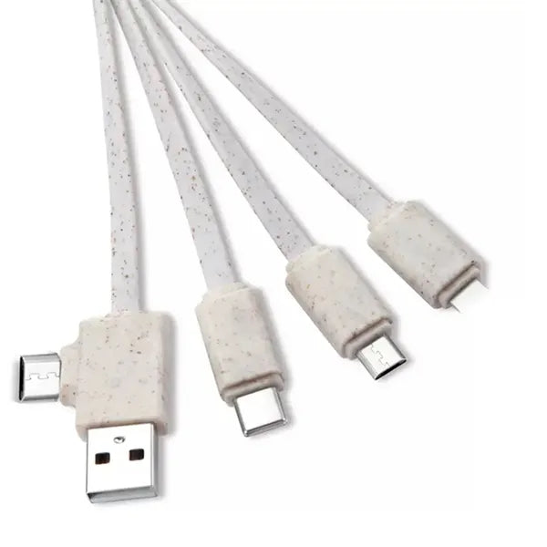 Rainbow 4in1 Charging Cable Keyring