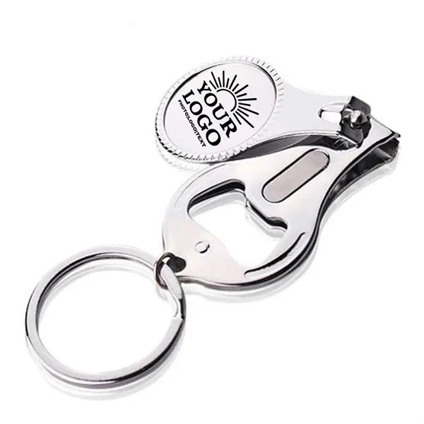 SteelMate 2 in 1 Keychain Tool Bottle Opener & Nail Clipper