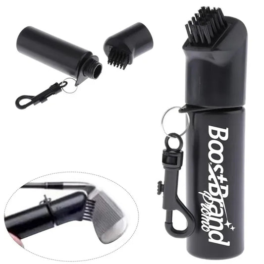 Golf Club Cleaning Brush with Spray Bottle and Clip