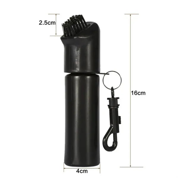 Golf Club Cleaning Brush with Spray Bottle and Clip