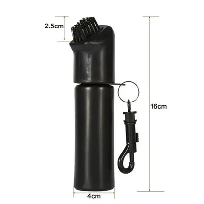 Golf Club Cleaning Brush with Spray Bottle and Clip