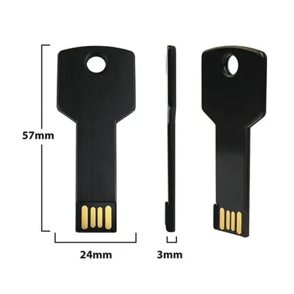 Metal Key Shape USB Flash Drive for Custom Branding
