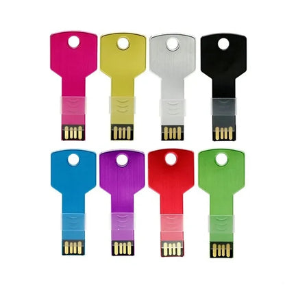Metal Key Shape USB Flash Drive for Custom Branding