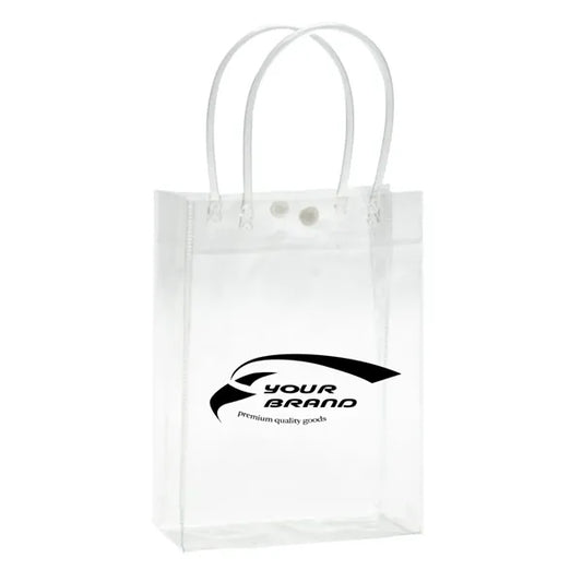 Transparent Thickened Tote Bag For Shopping And Storage