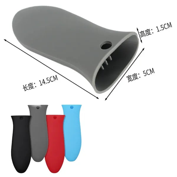 Practical Kitchen Insulation Silicone Pot Handle Gloves Grip