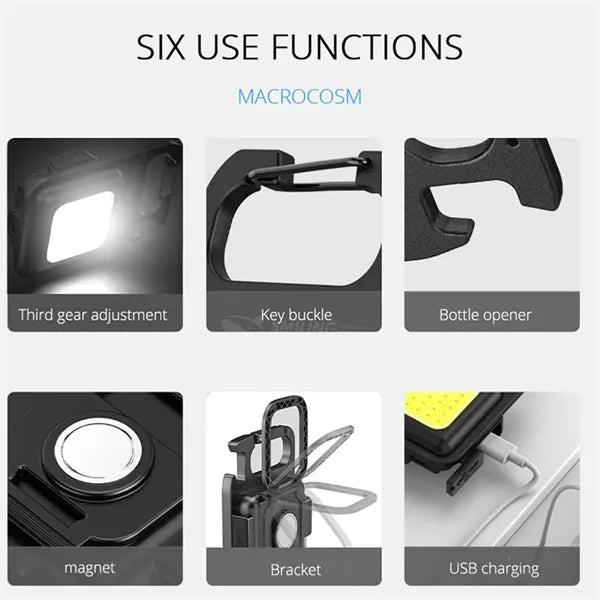 Outdoor High-Intensity Keychain Flashlight
