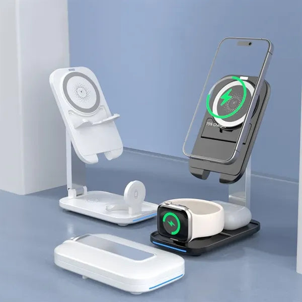 15W 3-in-1 Foldable Wireless Charging Station