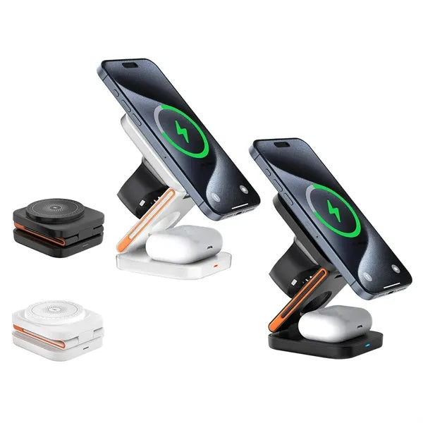 3-in-1 Foldable Magnetic Wireless Charger