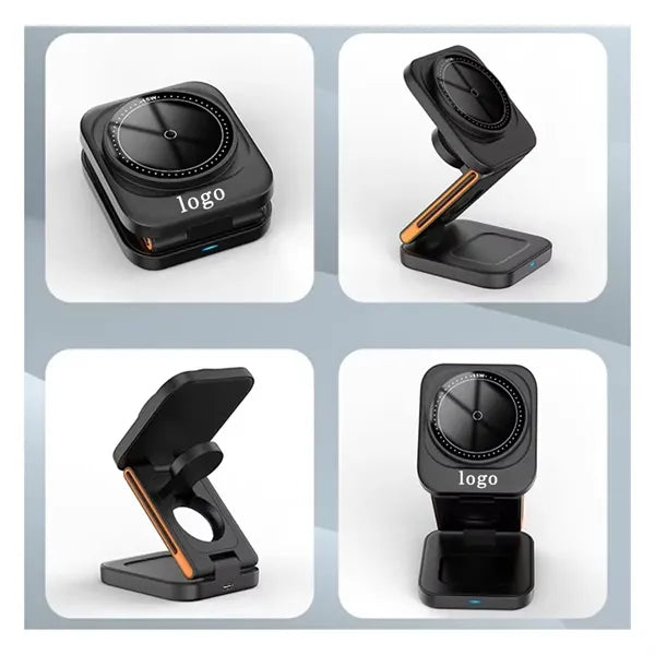 3-in-1 Foldable Magnetic Wireless Charger