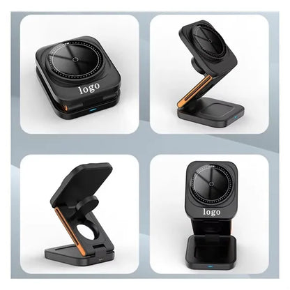 3-in-1 Foldable Magnetic Wireless Charger