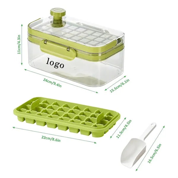 Press-Type Ice Cube Maker Mold