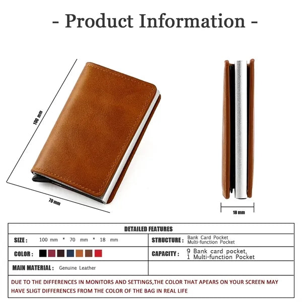 Aluminum Alloy Credit Card Wallet