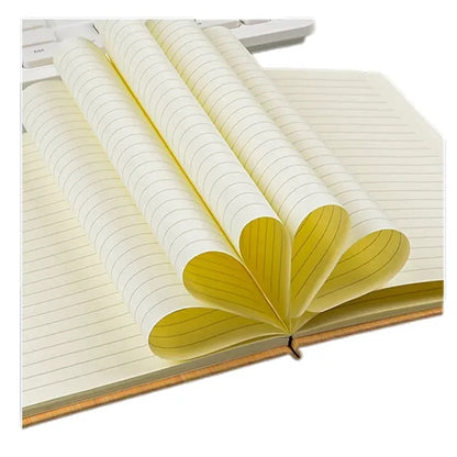 Customizable Bamboo Pattern PU Cover Business Notebook Set