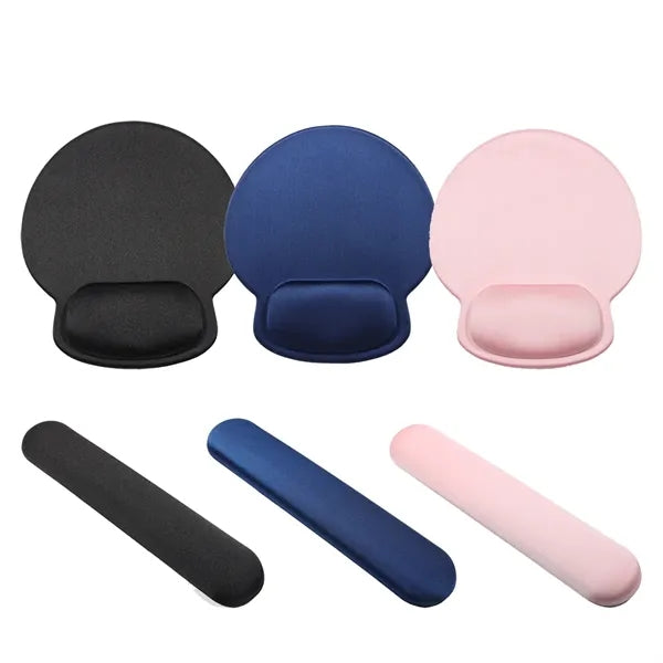 Ergonomic Office Mouse Pad with Wrist Rest Set