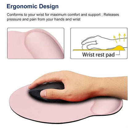 Ergonomic Office Mouse Pad with Wrist Rest Set