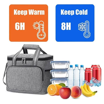 High-Capacity Insulated Outdoor Picnic Cooler