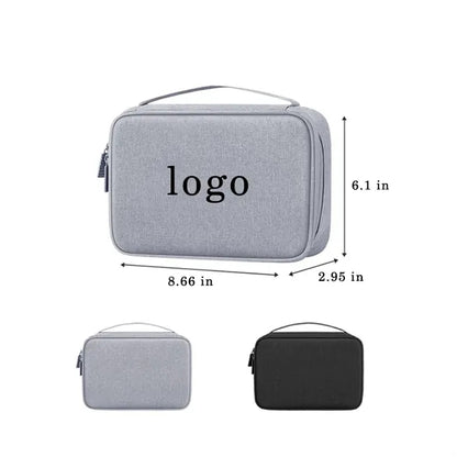 Compact Tech Organizer Bag for Power Banks & Cables