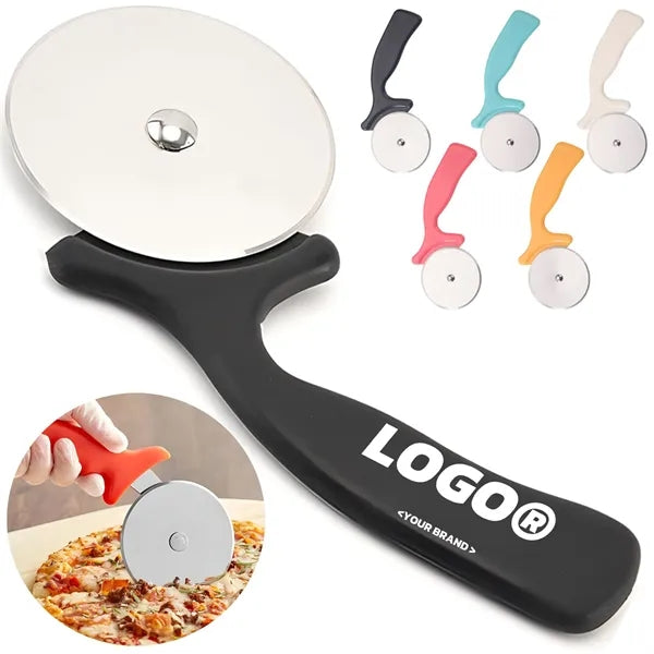 Stainless Steel Pizza Cutter Wheel With Ergonomic Handle