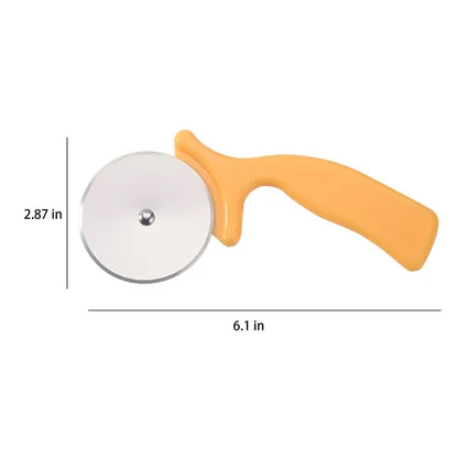 Stainless Steel Pizza Cutter Wheel With Ergonomic Handle