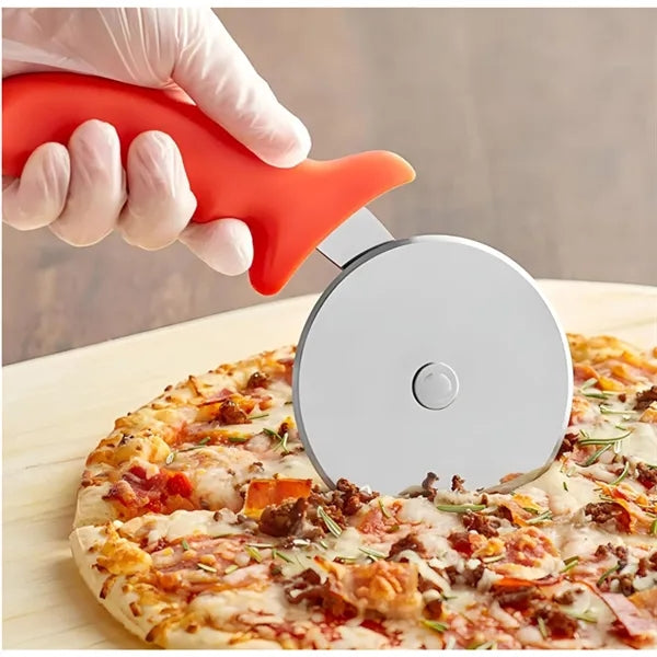 Stainless Steel Pizza Cutter Wheel With Ergonomic Handle