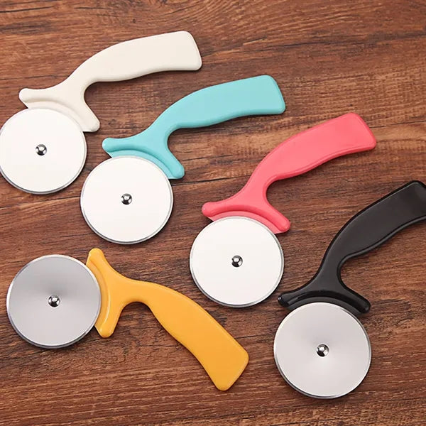 Stainless Steel Pizza Cutter Wheel With Ergonomic Handle