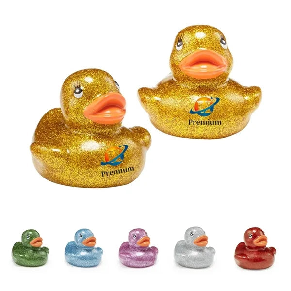 2" Glitter Rubber Ducks