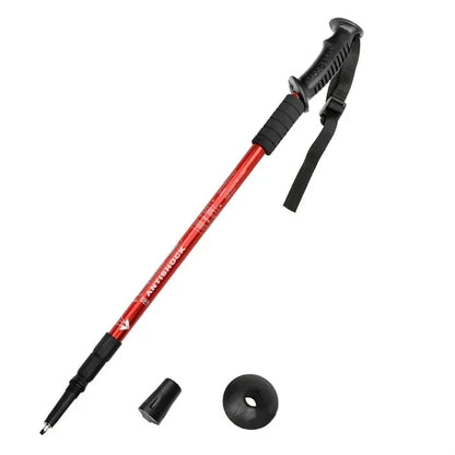 3-Section Straight Handle Aluminum Alloy Trekking Pole