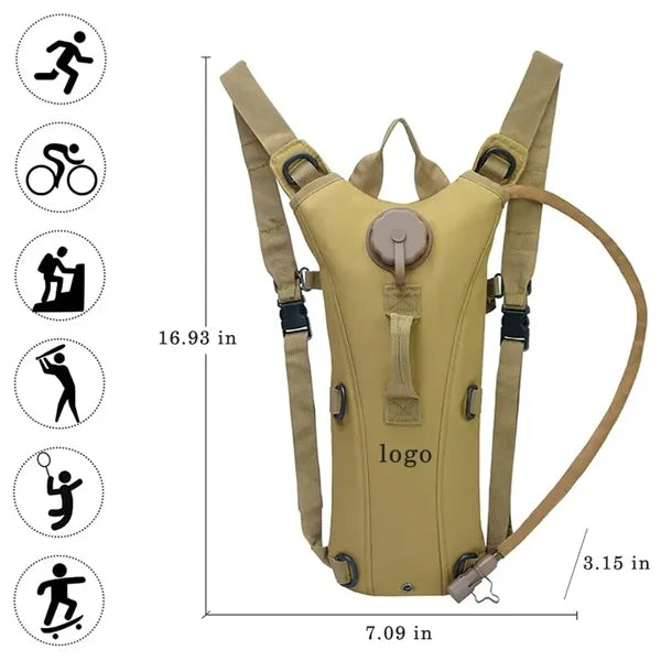 Tactical Hiking & Cycling Hydration Backpack