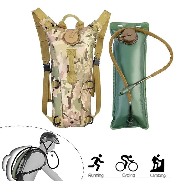 Tactical Hiking & Cycling Hydration Backpack