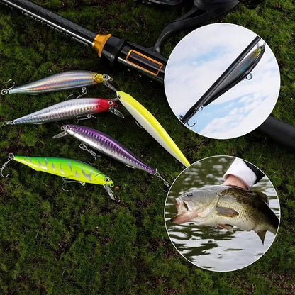 Long-Cast Suspending Minnow Lure