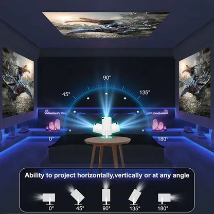 Portable HD Home & Outdoor Camping Projector