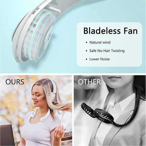Outdoor Bladeless Neck Fan