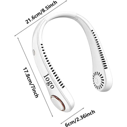 Outdoor Sports Mini 3-Speed Adjustable Neckband Fan