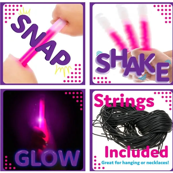 6 Inch Glow Sticks Light Up Party Concert Supplies